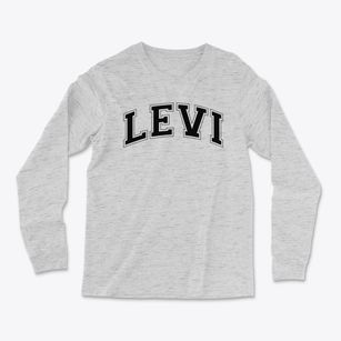 Levi Elementary School Varsity Arch Light Soft Long Sleeve T-Shirt