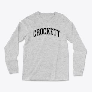 Crockett Junior High School Varsity Arch Light Soft Long Sleeve T-Shirt