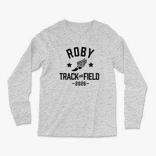 Roby School Track and Field Light Soft Long Sleeve T-Shirt