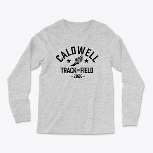 Caldwell Intermediate School Track and Field Light Soft Long Sleeve T-Shirt