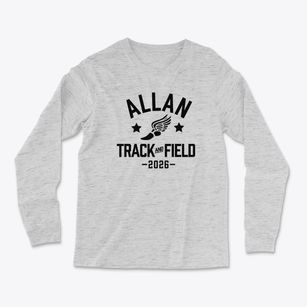 Allan Elementary School Track and Field Light Soft Long Sleeve T-Shirt