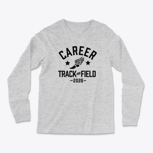 Career Center Track and Field Light Soft Long Sleeve T-Shirt