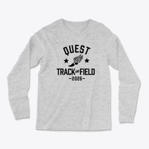 Rockwall Quest Academy Track and Field Light Soft Long Sleeve T-Shirt