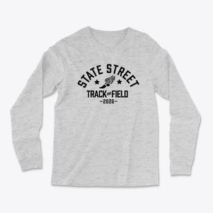 State Street Elementary School Track and Field Light Soft Long Sleeve T-Shirt