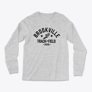 Brookville Middle School Track and Field Light Soft Long Sleeve T-Shirt