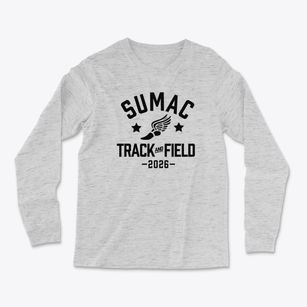 Sumac Elementary School Track and Field Light Soft Long Sleeve T-Shirt