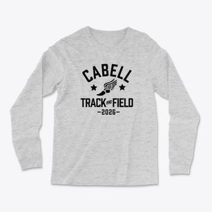Cabell County Vocational Technical Track and Field Light Soft Long Sleeve T-Shirt