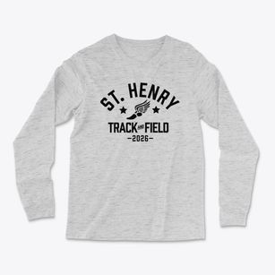 Saint Henry School Track and Field Light Soft Long Sleeve T-Shirt