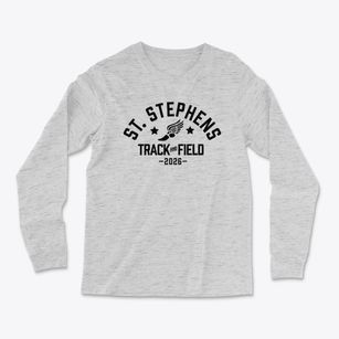 Saint Stephens Indian School Track and Field Light Soft Long Sleeve T-Shirt