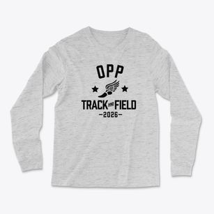 Opp High School Track and Field Light Soft Long Sleeve T-Shirt