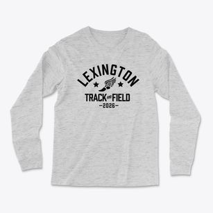 Lexington School Track and Field Light Soft Long Sleeve T-Shirt