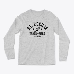 Saint Cecilia School Track and Field Light Soft Long Sleeve T-Shirt