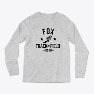Fox Elementary School Track and Field Light Soft Long Sleeve T-Shirt