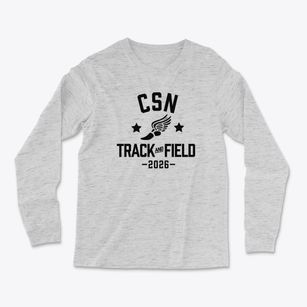 Community School Of Naples Track and Field Light Soft Long Sleeve T-Shirt