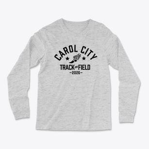Carol City Middle School Track and Field Light Soft Long Sleeve T-Shirt