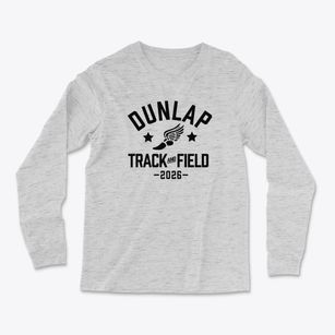 Dunlap Alternative School Track and Field Light Soft Long Sleeve T-Shirt