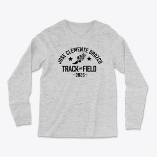 Jose Clemente Orozco Academy Track and Field Light Soft Long Sleeve T-Shirt