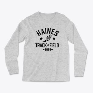 Haines Elementary School Track and Field Light Soft Long Sleeve T-Shirt