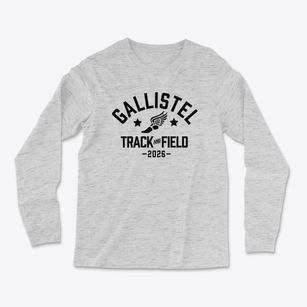 Gallistel Language Academy Branch Track and Field Light Soft Long Sleeve T-Shirt