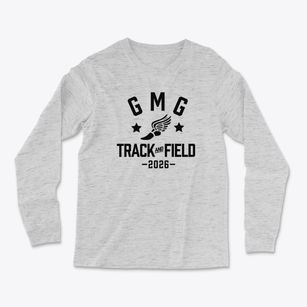 G M G Elementary School Track and Field Light Soft Long Sleeve T-Shirt