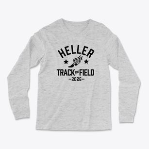 Heller Elementary School Track and Field Light Soft Long Sleeve T-Shirt