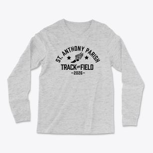 St Anthony Parish Track and Field Light Soft Long Sleeve T-Shirt