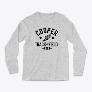 Cooper High School Track and Field Light Soft Long Sleeve T-Shirt
