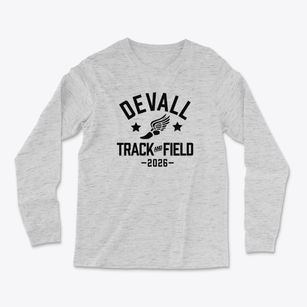 Devall Middle School Track and Field Light Soft Long Sleeve T-Shirt