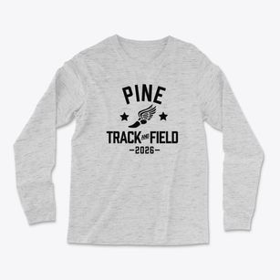 Pine High School Track and Field Light Soft Long Sleeve T-Shirt