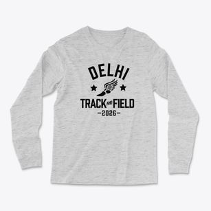 Delhi High School Track and Field Light Soft Long Sleeve T-Shirt