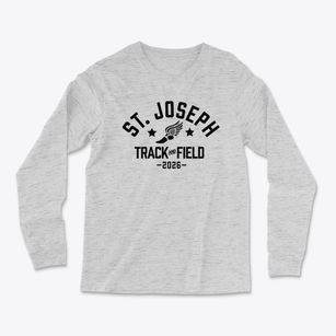 St. Joseph Track and Field Light Soft Long Sleeve T-Shirt