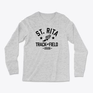 Saint Rita School Track and Field Light Soft Long Sleeve T-Shirt