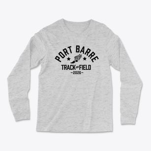 Port Barre Elementary School Track and Field Light Soft Long Sleeve T-Shirt