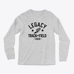 Legacy Christian Academy Track and Field Light Soft Long Sleeve T-Shirt