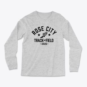 Rose City Middle School Track and Field Light Soft Long Sleeve T-Shirt