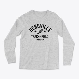 Hebbville Elementary School Track and Field Light Soft Long Sleeve T-Shirt