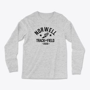 Norwell High School Track and Field Light Soft Long Sleeve T-Shirt