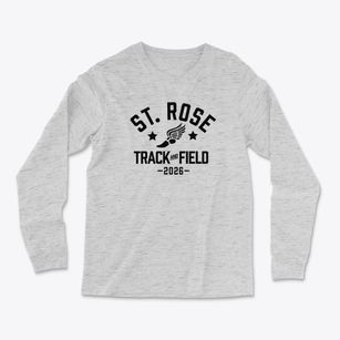 Saint Rose Elementary School Track and Field Light Soft Long Sleeve T-Shirt