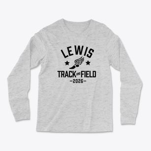 Lewis Middle School Track and Field Light Soft Long Sleeve T-Shirt