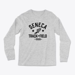 Seneca Middle School Track and Field Light Soft Long Sleeve T-Shirt
