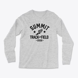 Summit Academy Track and Field Light Soft Long Sleeve T-Shirt