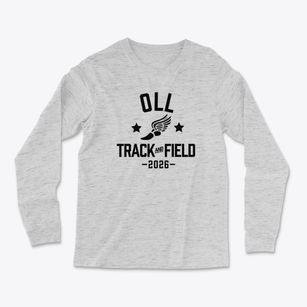 Our Lady Of Lourdes School Track and Field Light Soft Long Sleeve T-Shirt