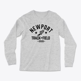 Newport High School Track and Field Light Soft Long Sleeve T-Shirt