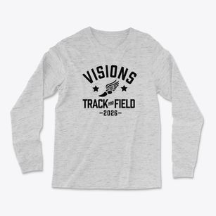 Visions Academy Charter High School Track and Field Light Soft Long Sleeve T-Shirt