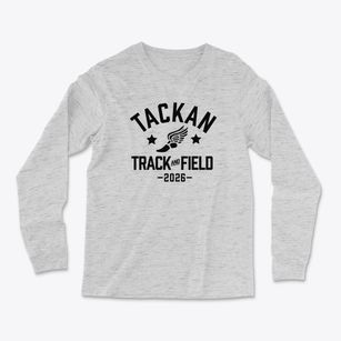 Tackan Elementary School Track and Field Light Soft Long Sleeve T-Shirt