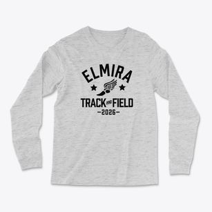 Elmira Christian Academy Track and Field Light Soft Long Sleeve T-Shirt