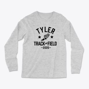 Tyler Track and Field Light Soft Long Sleeve T-Shirt