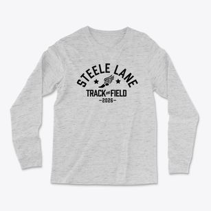 Steele Lane Elementary School Track and Field Light Soft Long Sleeve T-Shirt