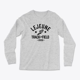 Lejeune High School Track and Field Light Soft Long Sleeve T-Shirt