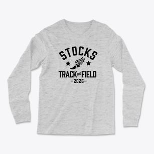Stocks Elementary School Track and Field Light Soft Long Sleeve T-Shirt